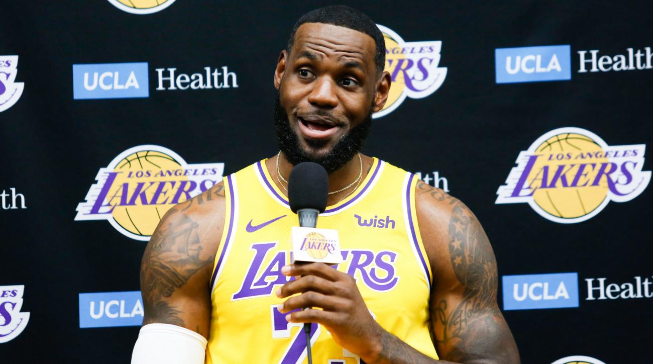 LeBron James talks about the first pre-season game: I had butterflies in my belly